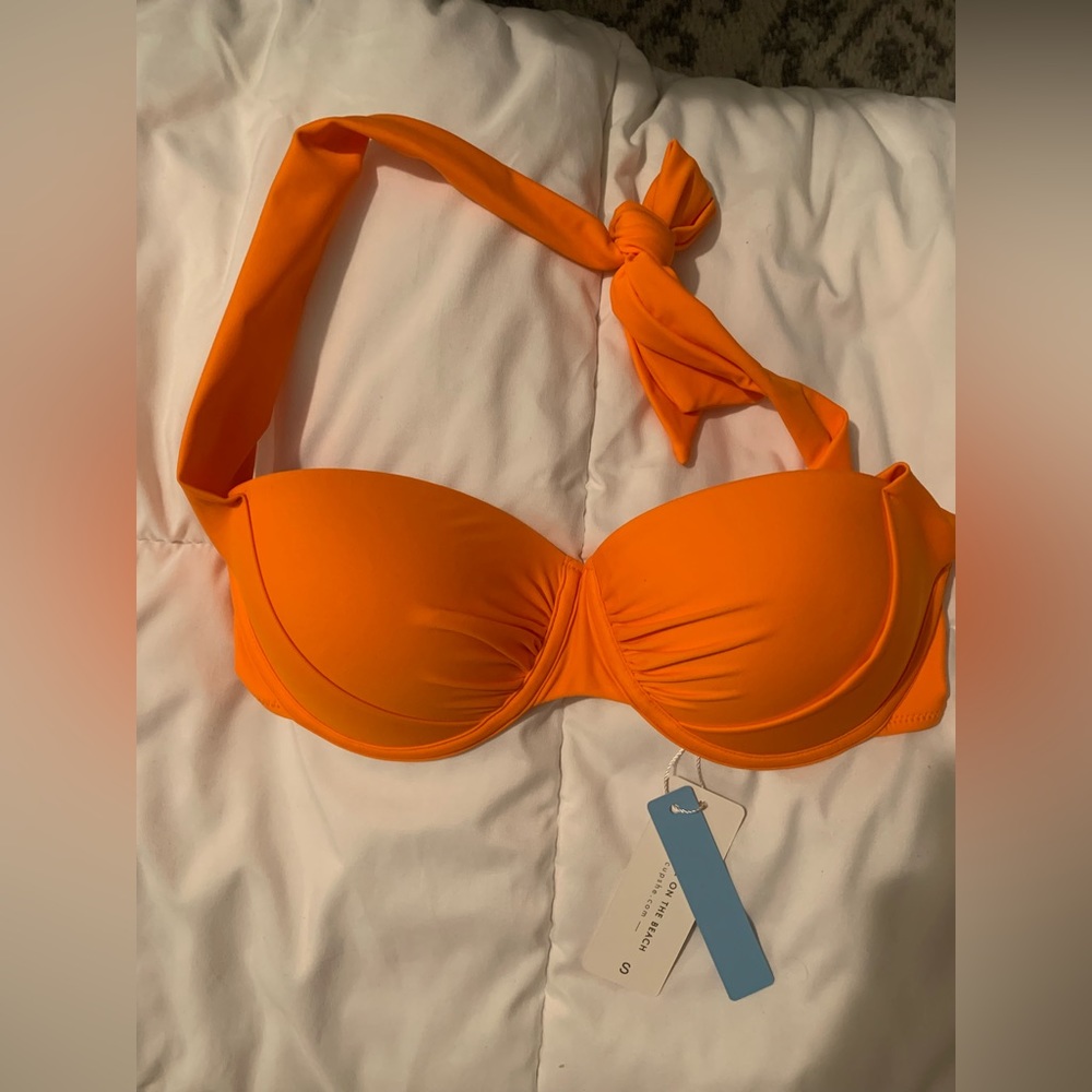 CUPSHE small orange cupped bikini top